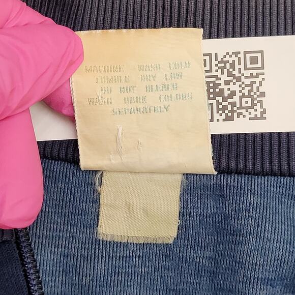 Vintage 90s ADIDAS Trefoil Track Jacket XL 24x25 Cropped Blue - Picture 7 of 14